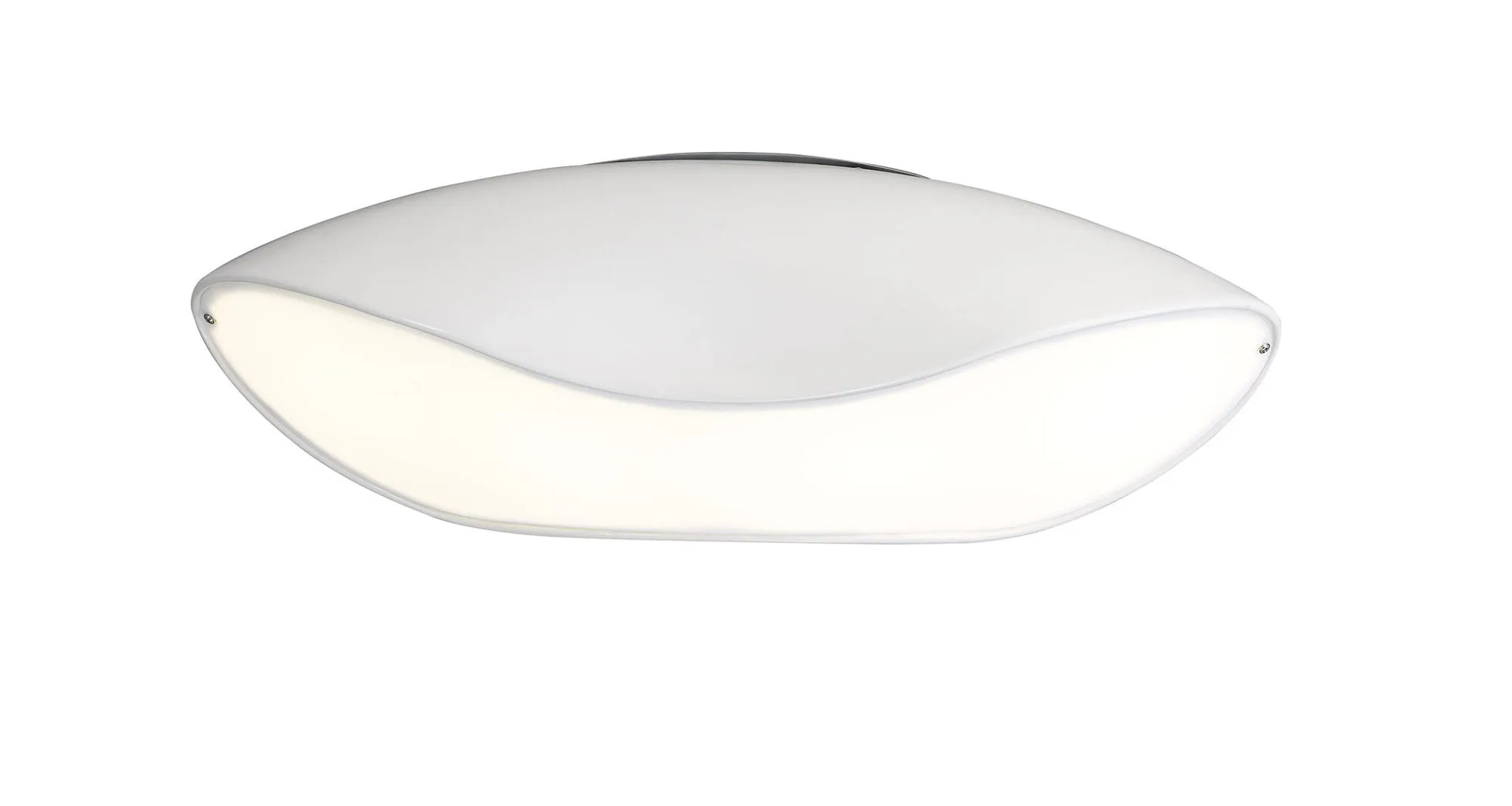 Pasion Gloss White Ceiling Lights Mantra Flush Fittings